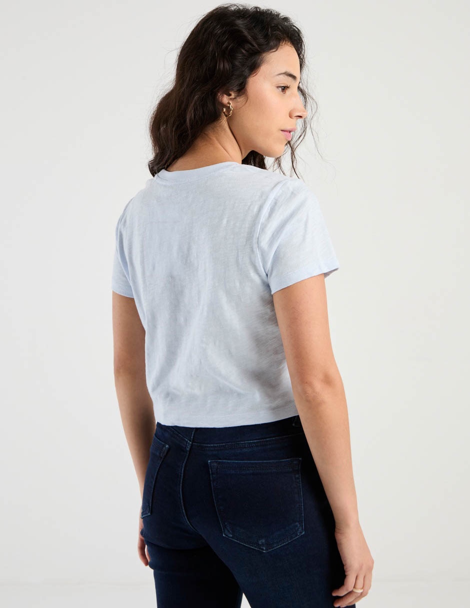 Playera manga corta Mossimo cuello redondo para mujer