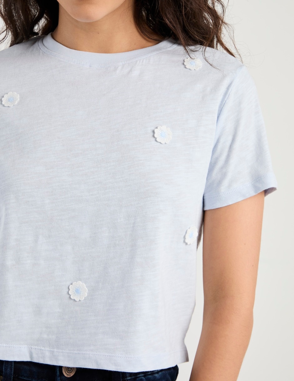 Playera manga corta Mossimo cuello redondo para mujer