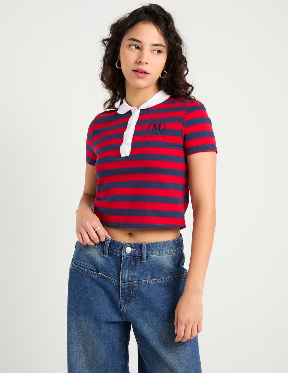 Playera tipo polo para mujer 7