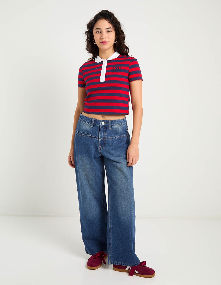 Playera tipo polo para mujer 8