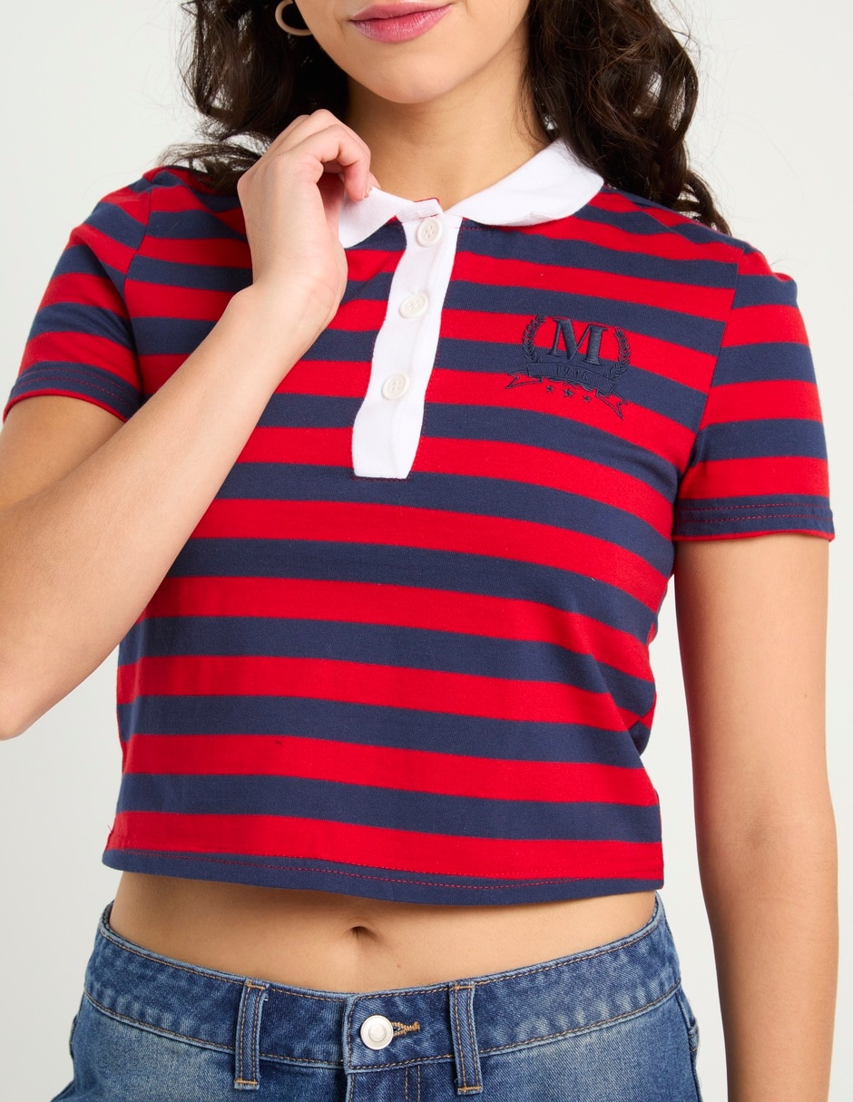 Playera tipo polo para mujer 10