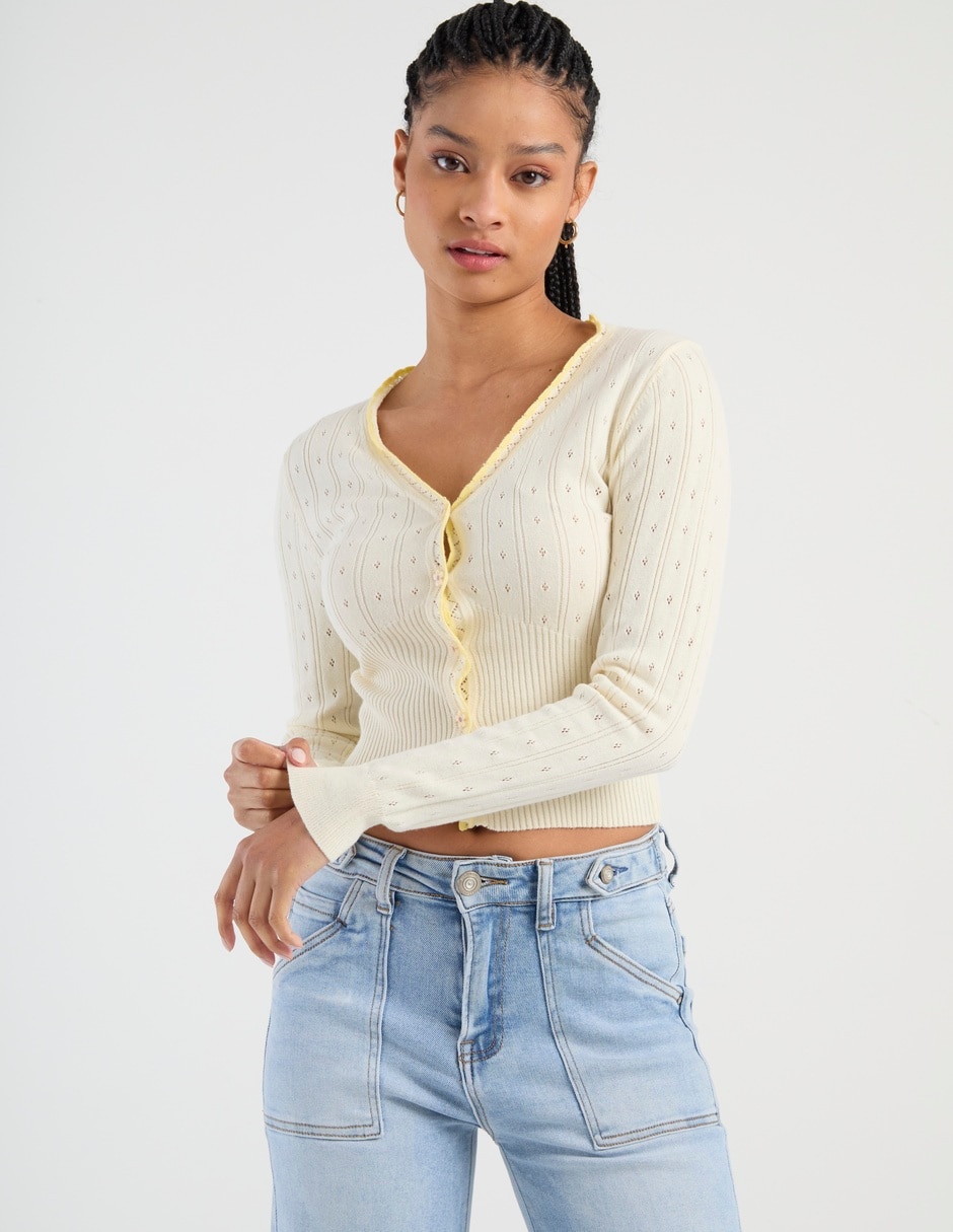 Suéter cuello v para mujer Suéter cuello v para mujer