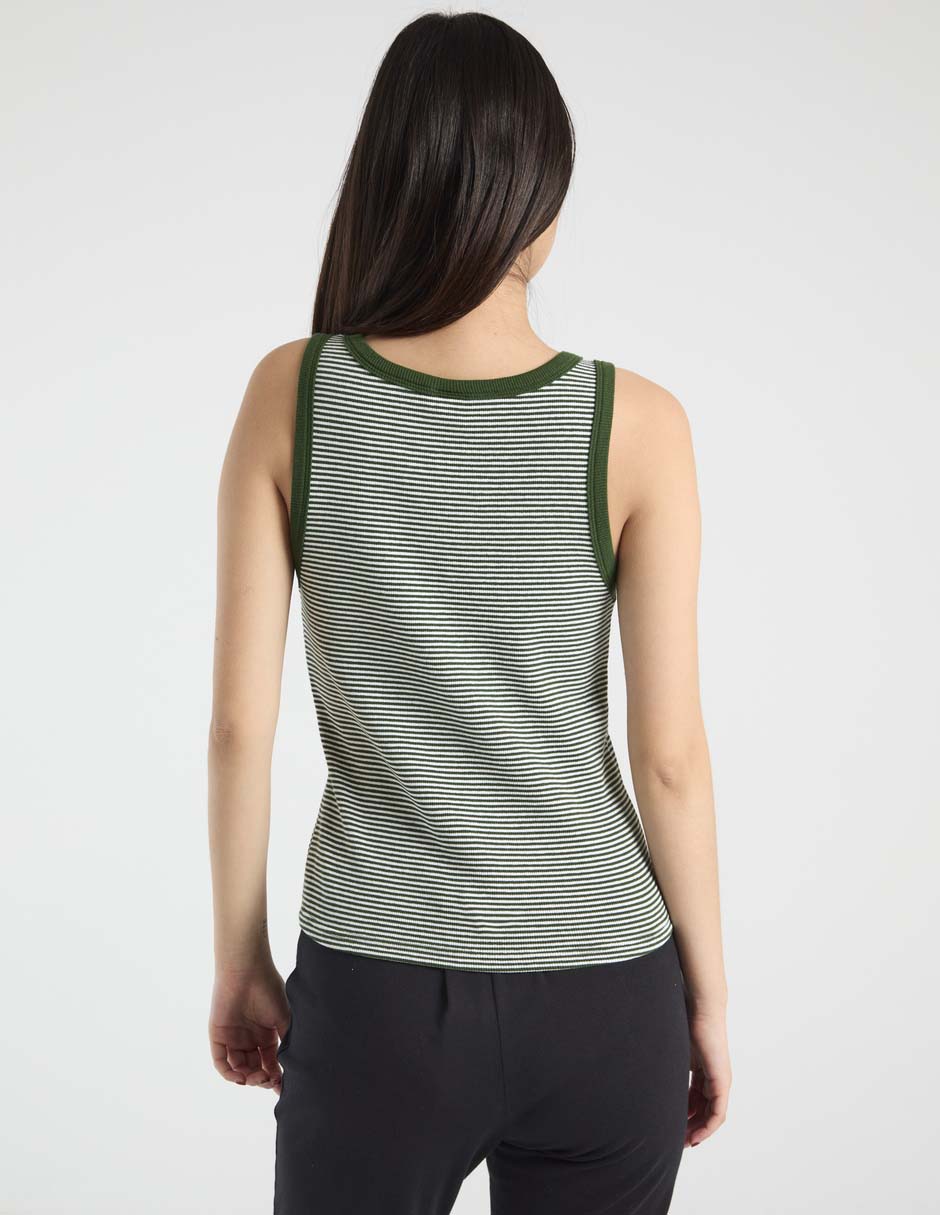 Top Mossimo cuello redondo tirante ancho