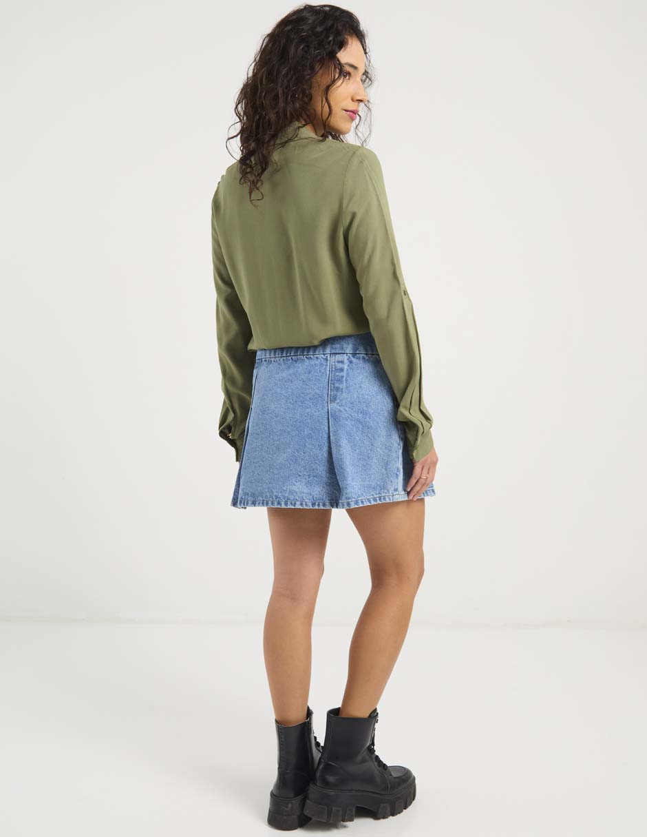 Falda mini Mossimo a la cintura