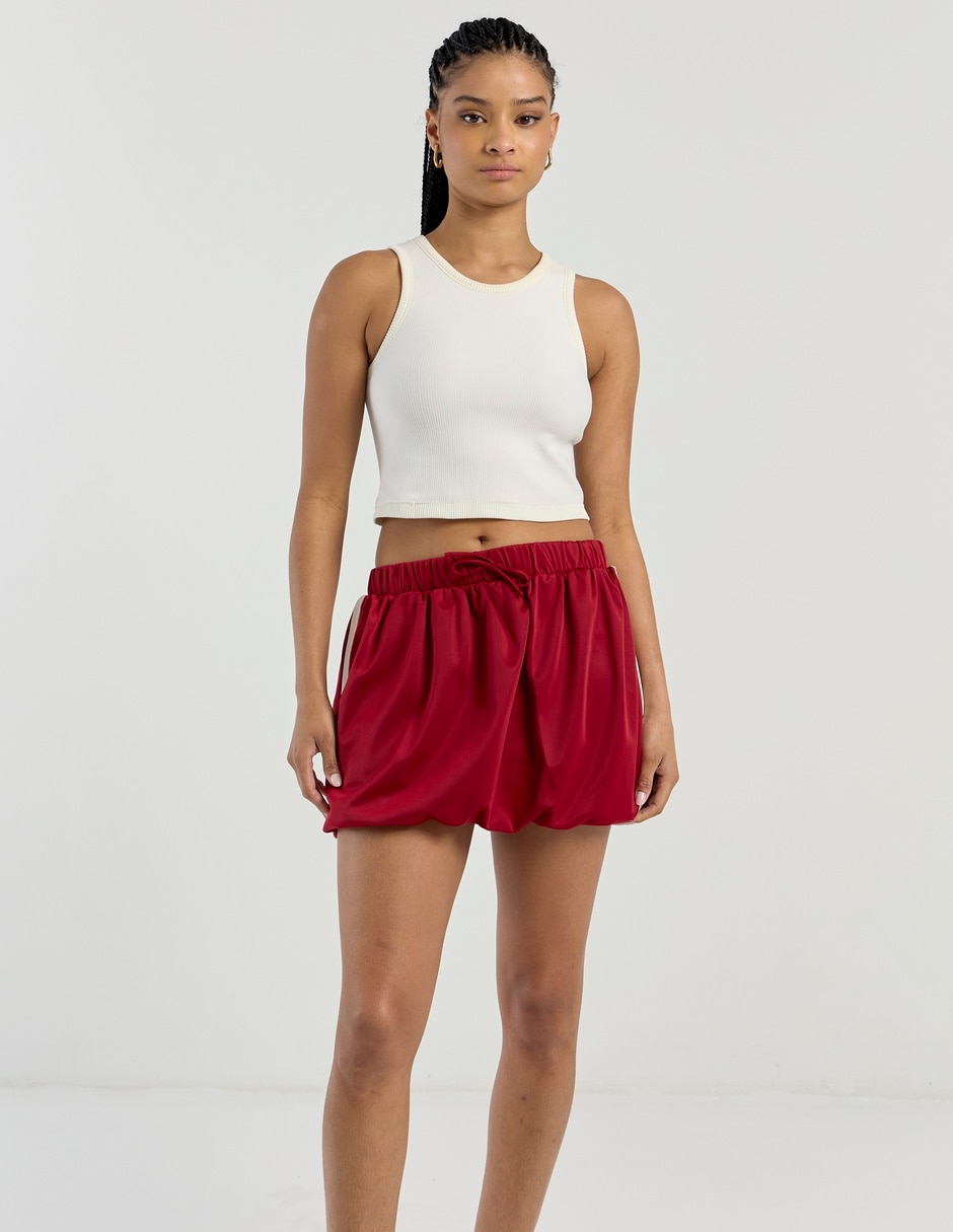 Falda mini Mossimo a la cintura