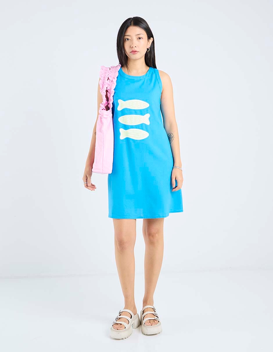 Vestido corto playa Mossimo para mujer
