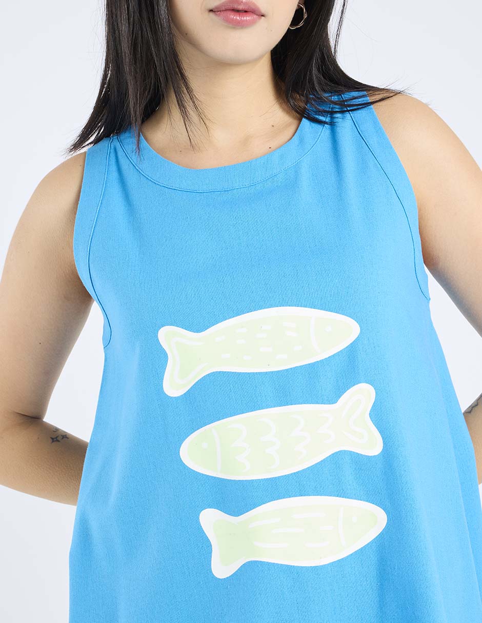 Vestido corto playa Mossimo para mujer