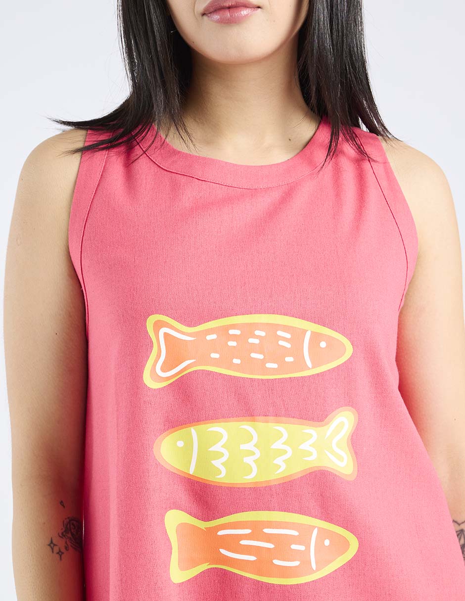 Vestido corto playa para mujer 4