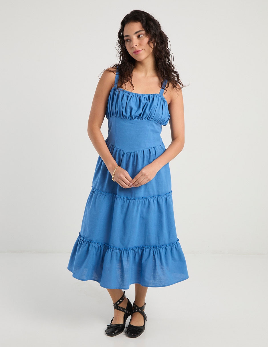 Vestido midi casual Mossimo para mujer
