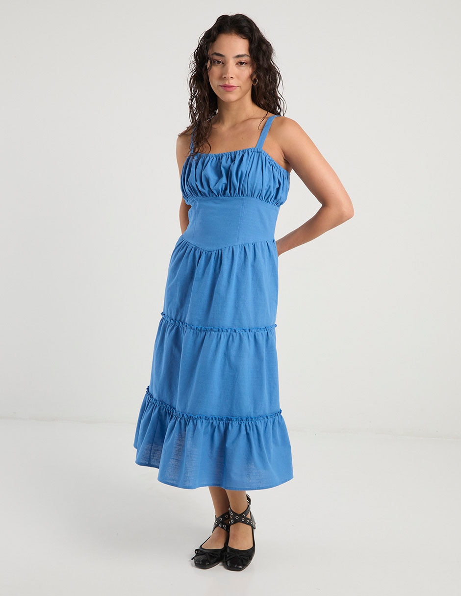 Vestido midi casual Mossimo para mujer