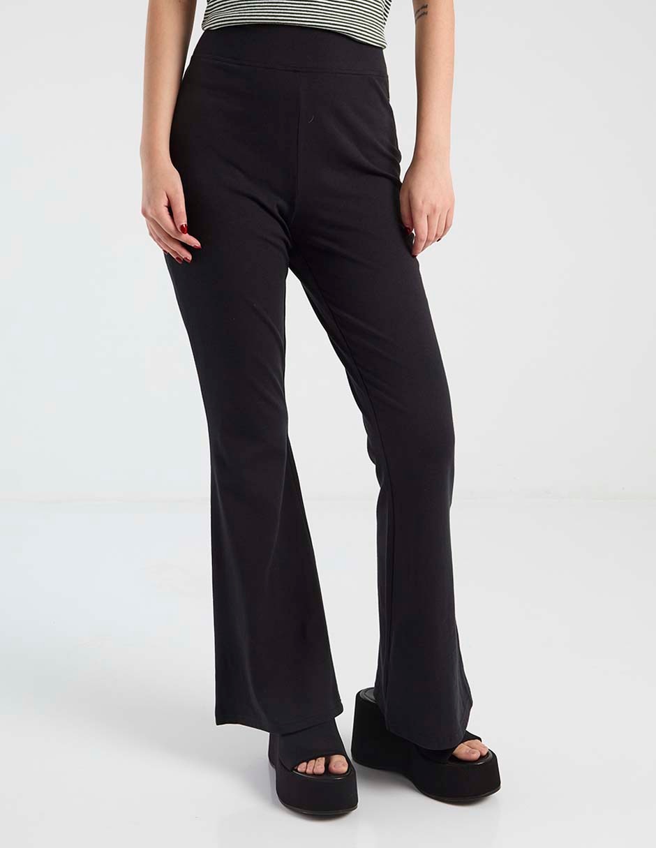 Pants acampanado con jareta para mujer Pants acampanado con jareta para mujer