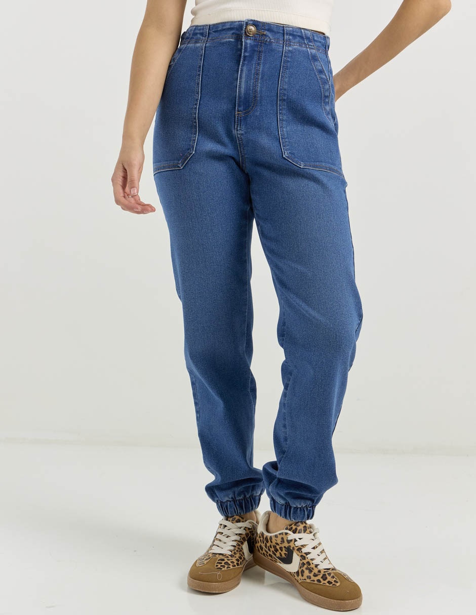 Jeans jogger straight Mossimo para mujer