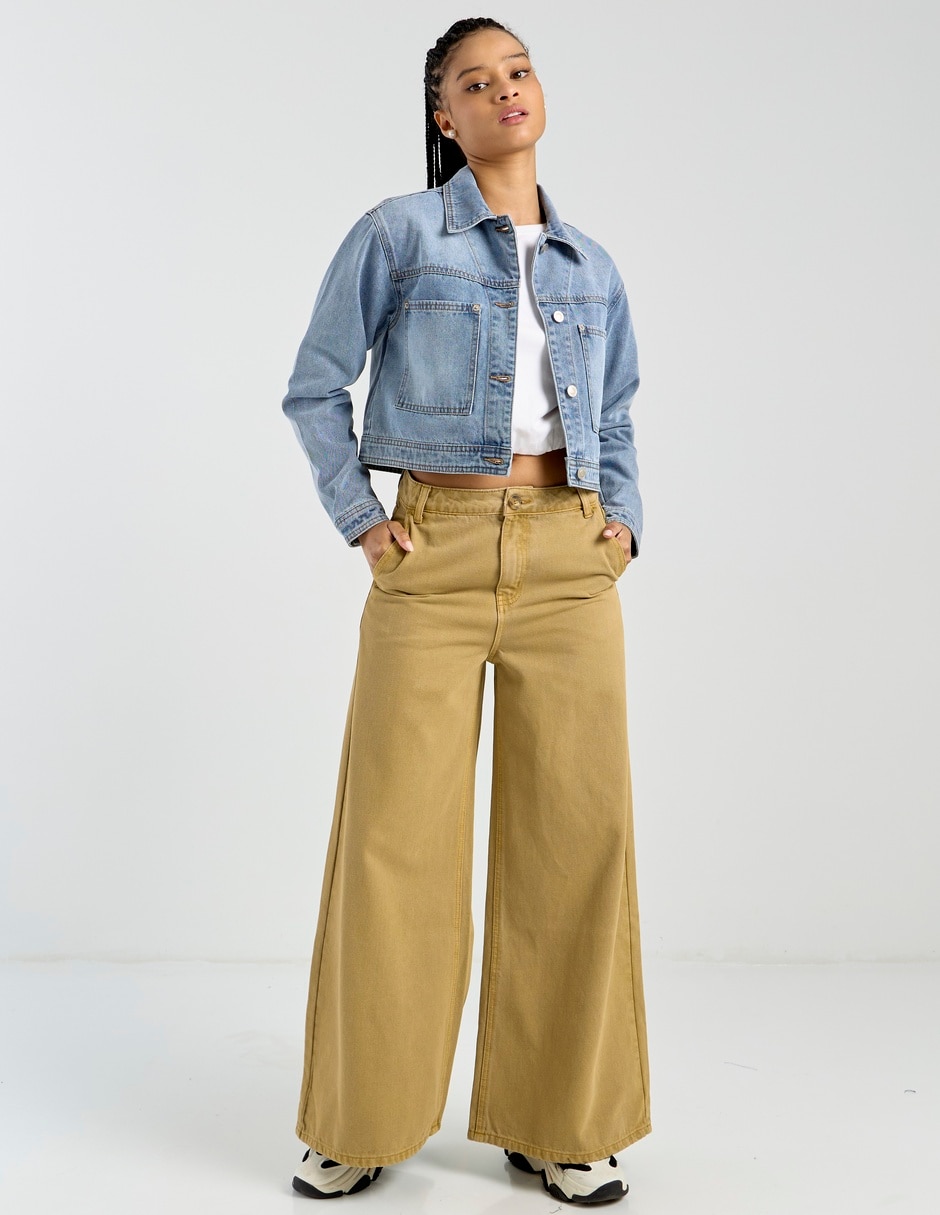 Jeans relaxed wide leg Mossimo para mujer