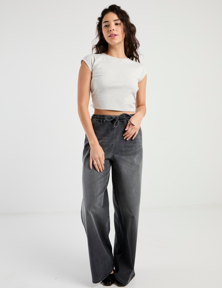 Playera manga corta Mossimo cuello redondo para mujer