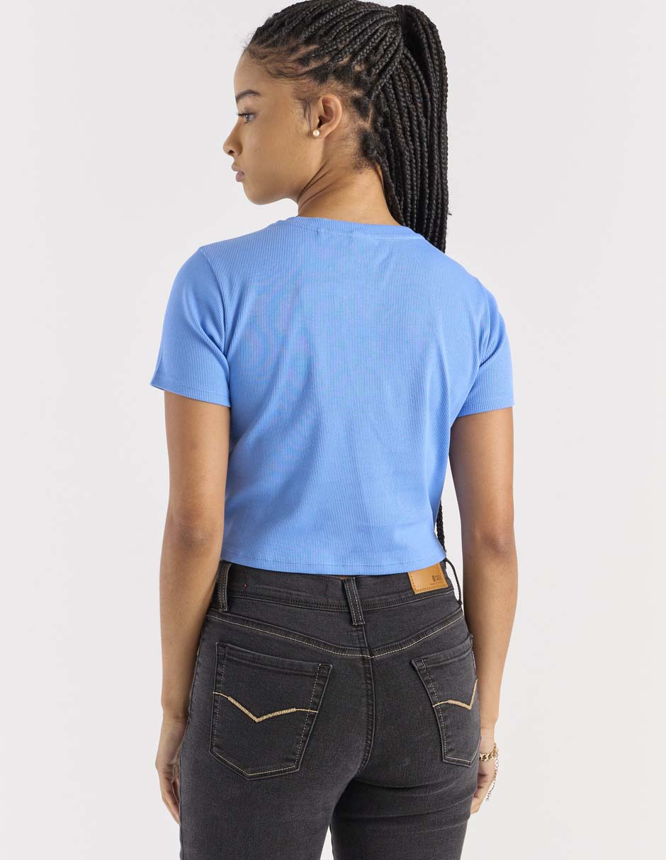 Playera manga corta Mossimo cuello redondo para mujer