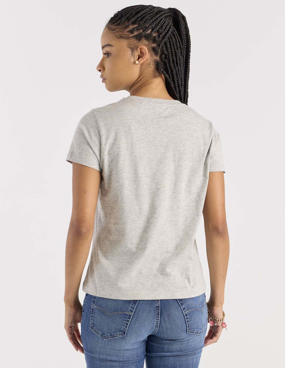 Playera manga corta cuello redondo para mujer 2