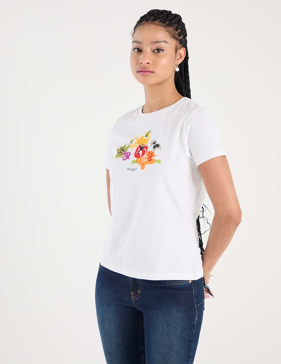 Playera manga corta Mossimo cuello redondo para mujer Playera manga corta Mossimo cuello redondo para mujer