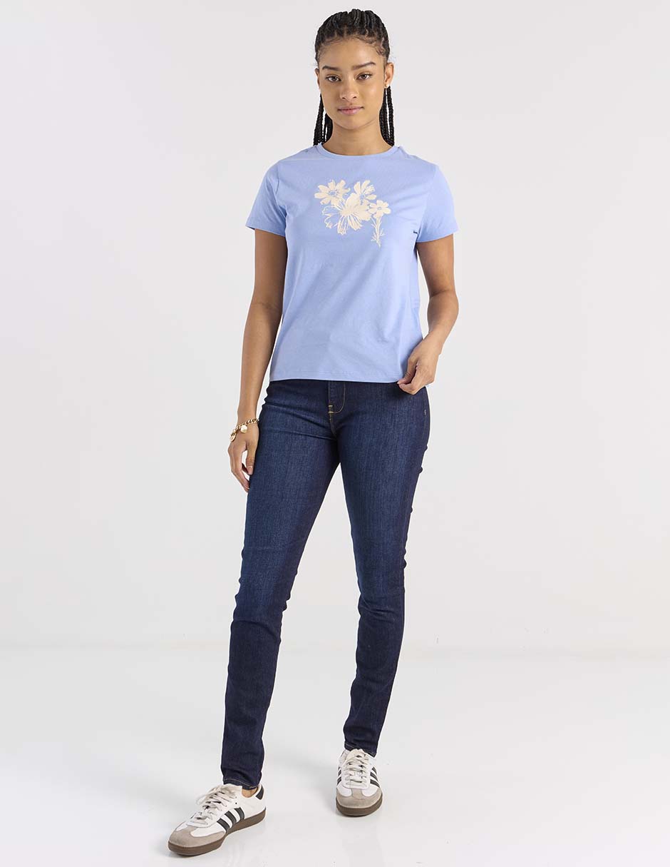Playera manga corta Mossimo cuello redondo para mujer