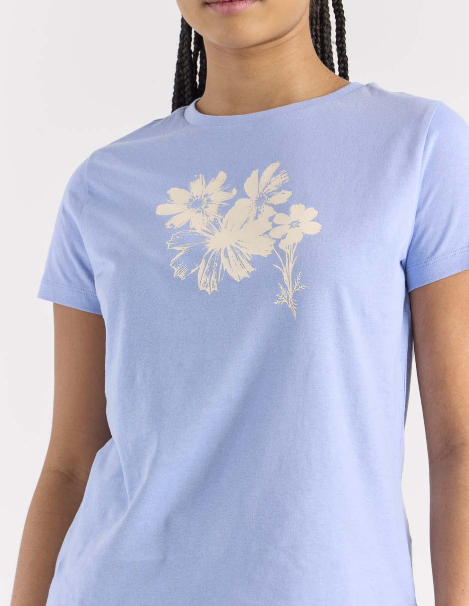 Playera manga corta Mossimo cuello redondo para mujer