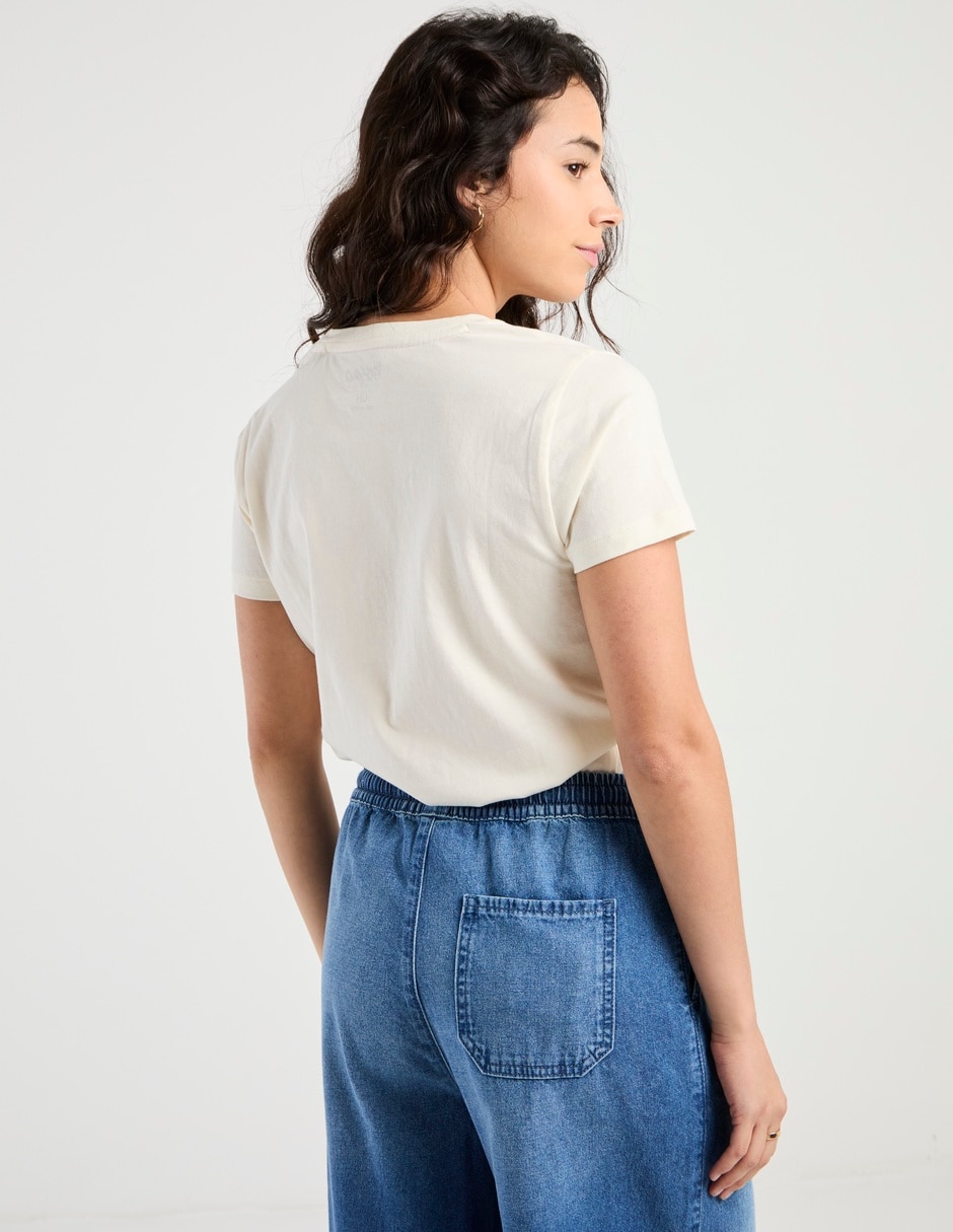 Playera manga corta Mossimo cuello redondo para mujer