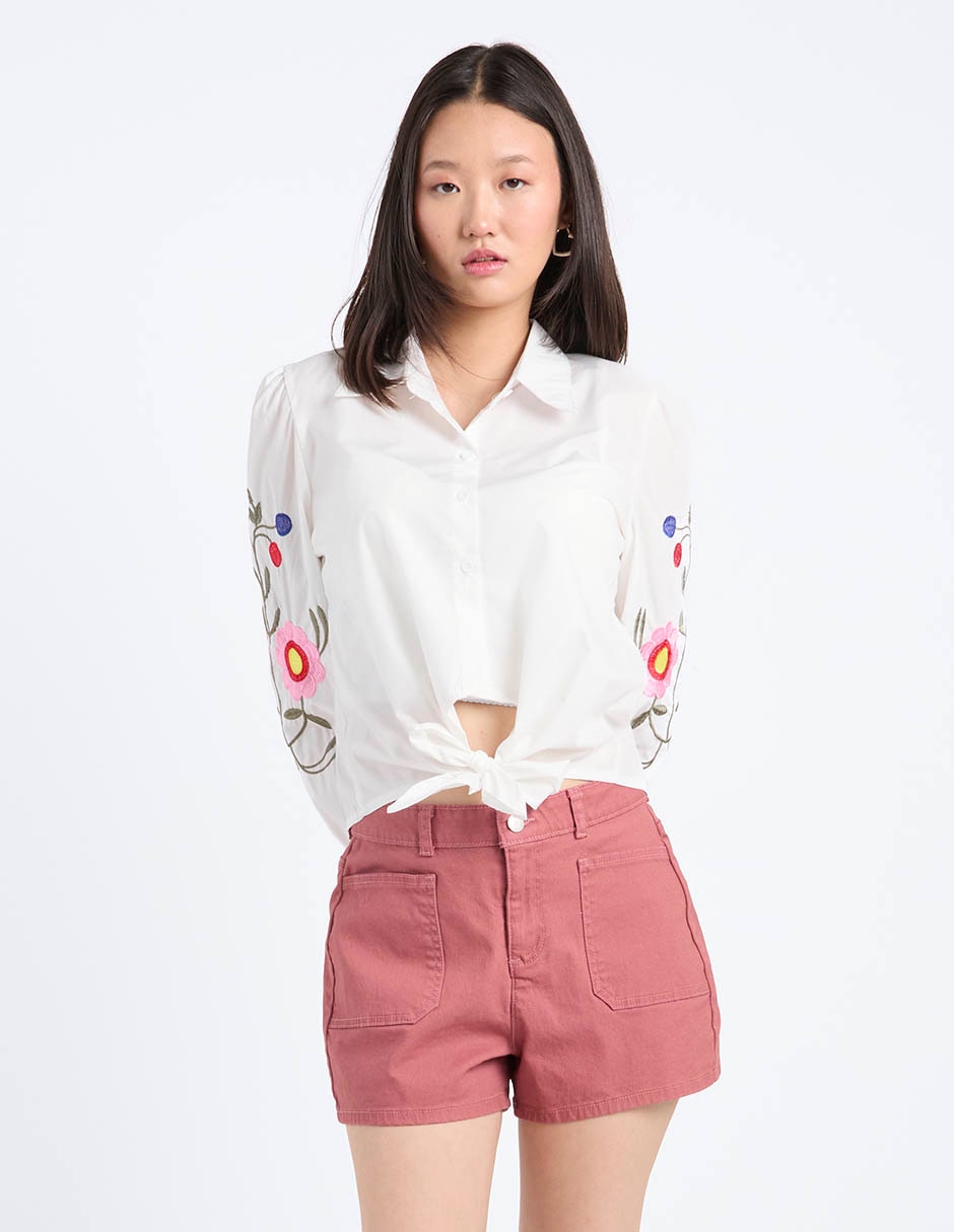 Short de algodón para mujer