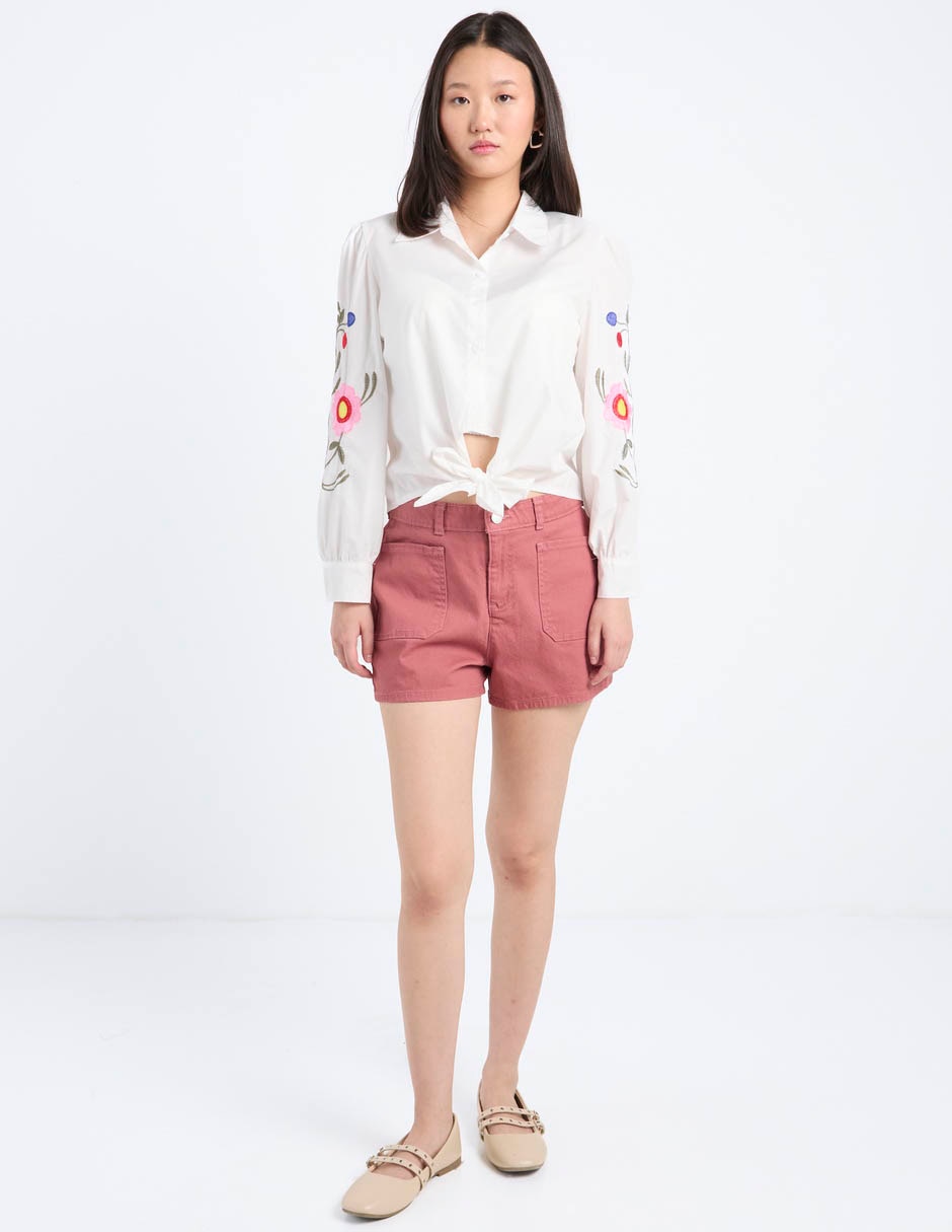 Short Mossimo de algodón para mujer
