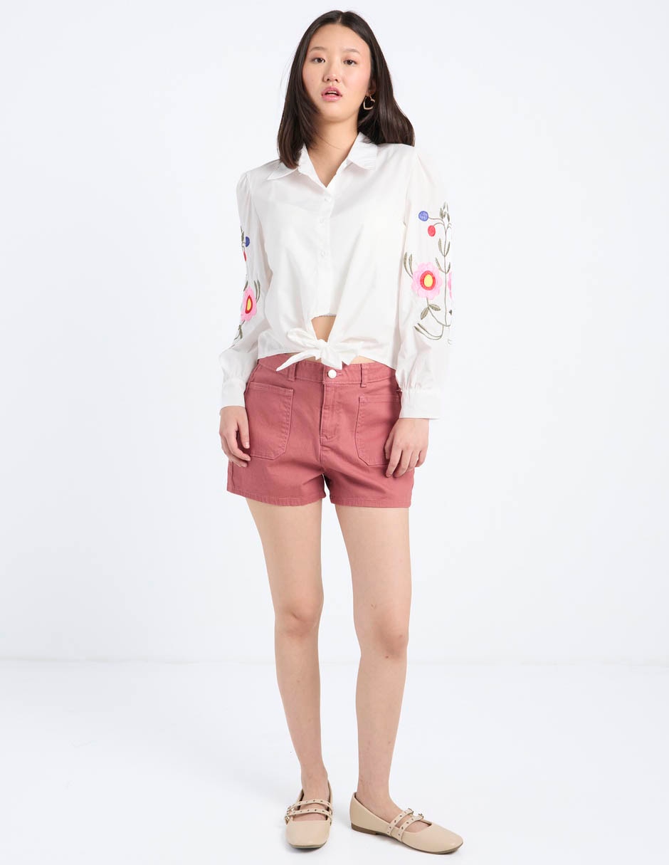 Short Mossimo de algodón para mujer
