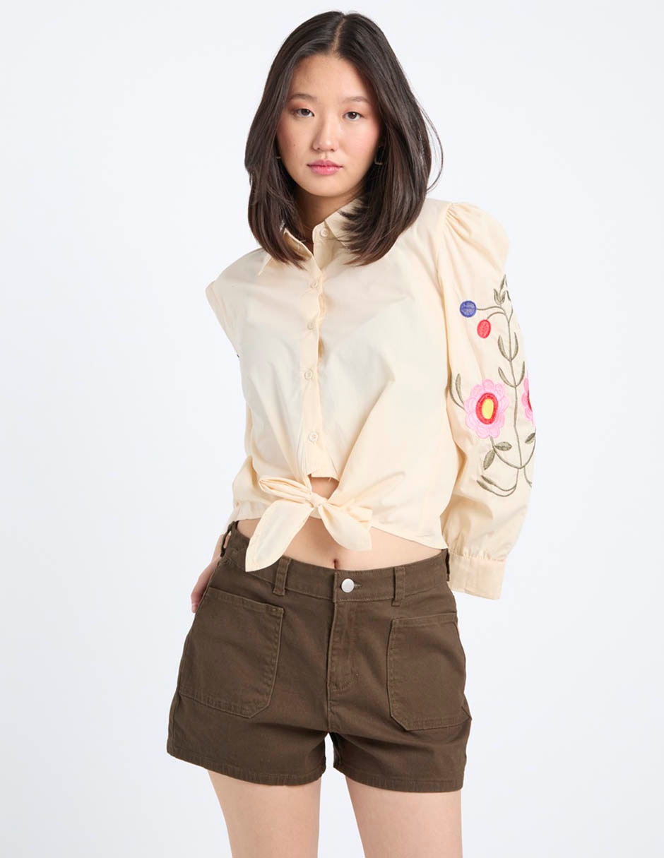 Short de algodón para mujer