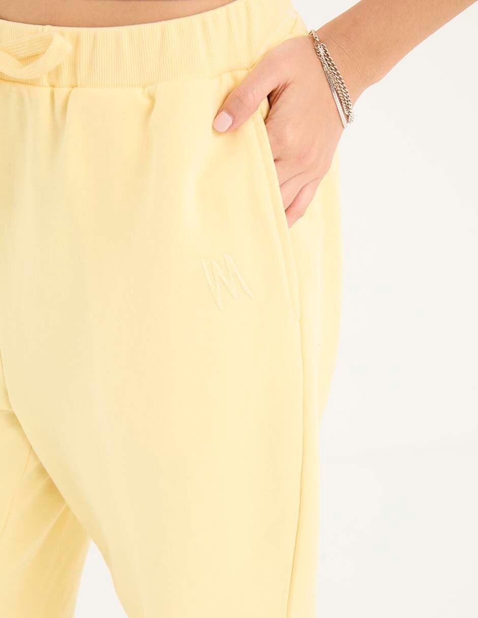 Pants regular con jareta para mujer 4