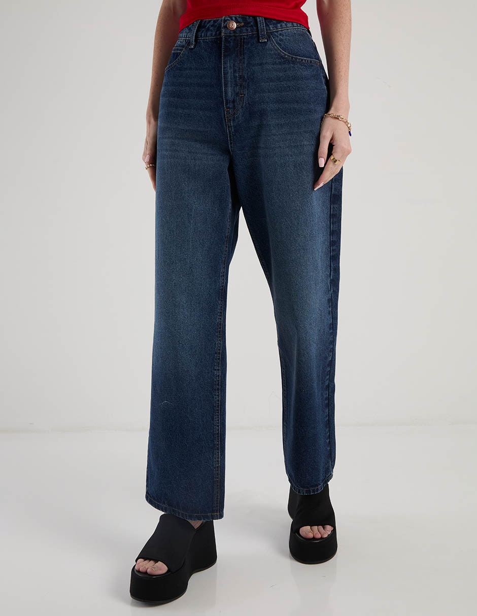 Jeans relaxed amplio a la cadera Mossimo para mujer