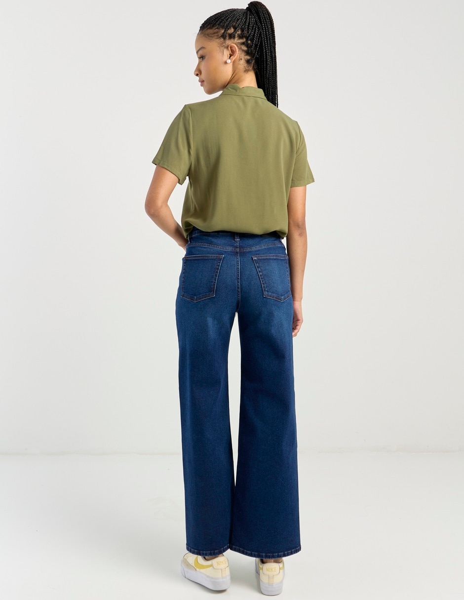 Jeans wide lag Mossimo para mujer