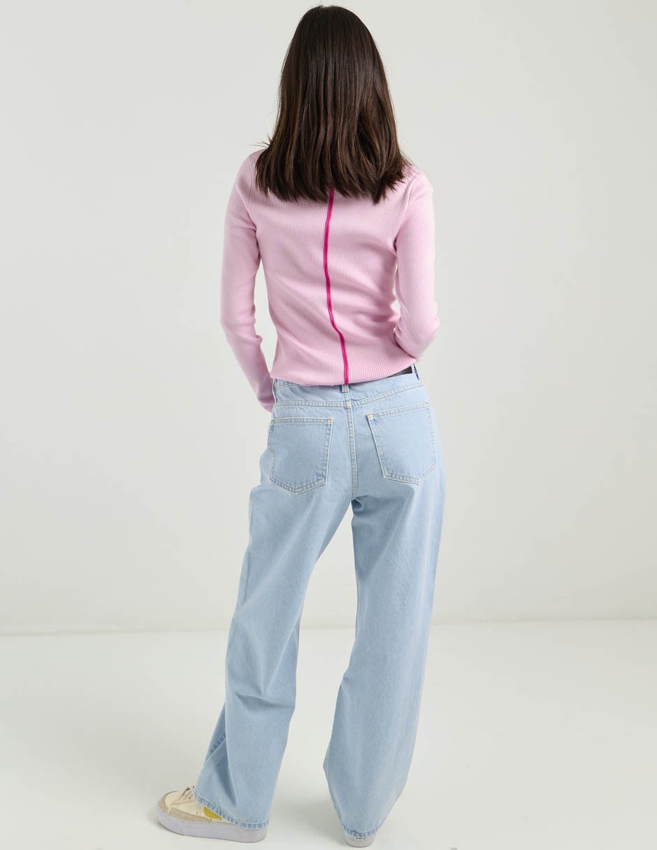 Jeans relaxed baggy para mujer 5