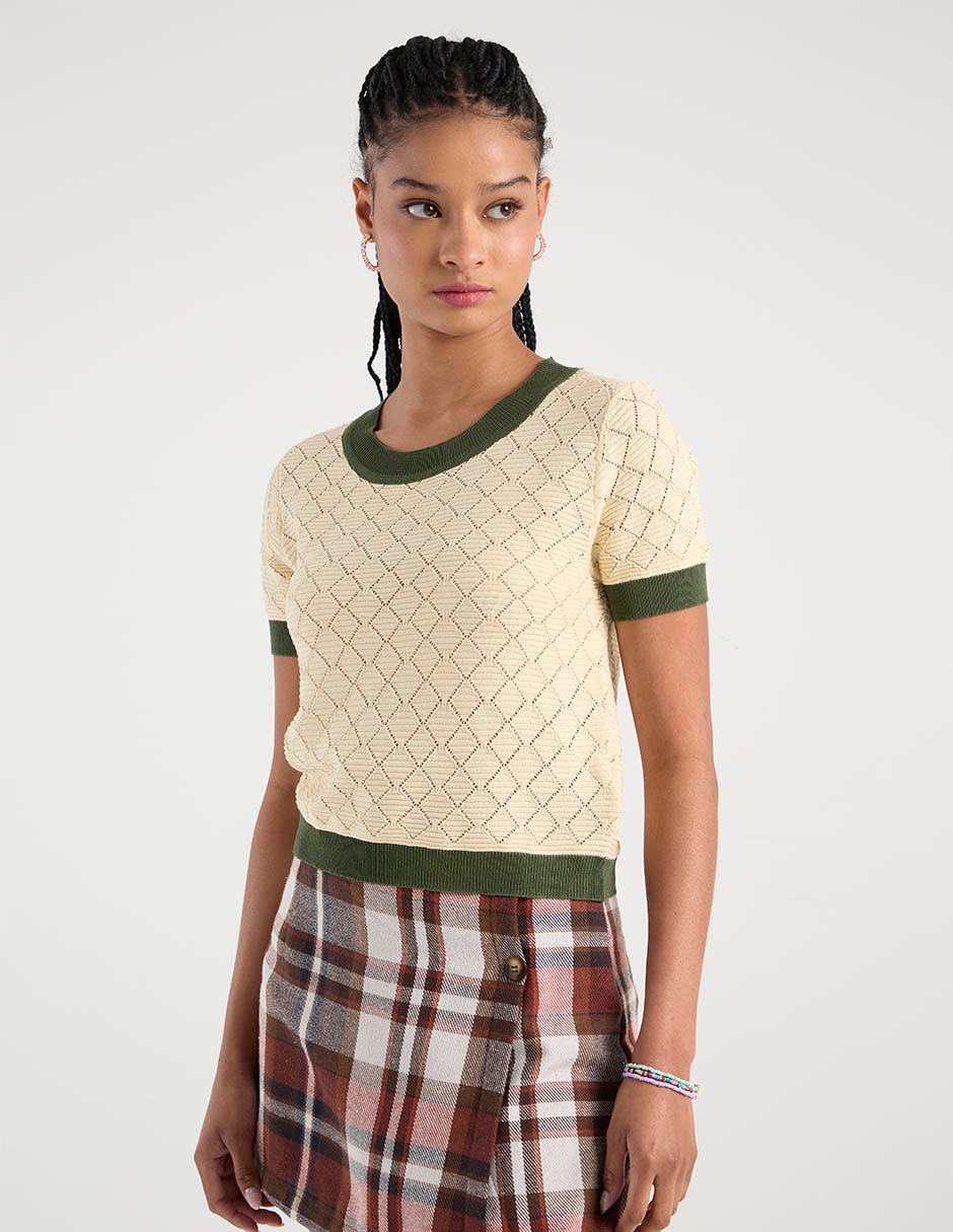 Blusa Mossimo manga corta para mujer