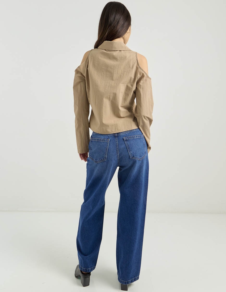 Jeans wide leg para mujer 5