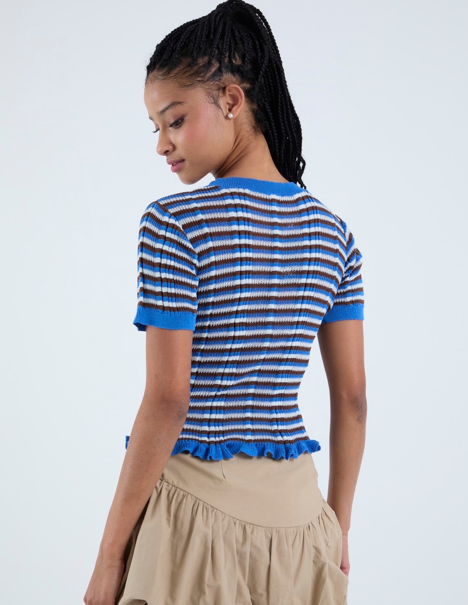 Blusa manga corta para mujer 6