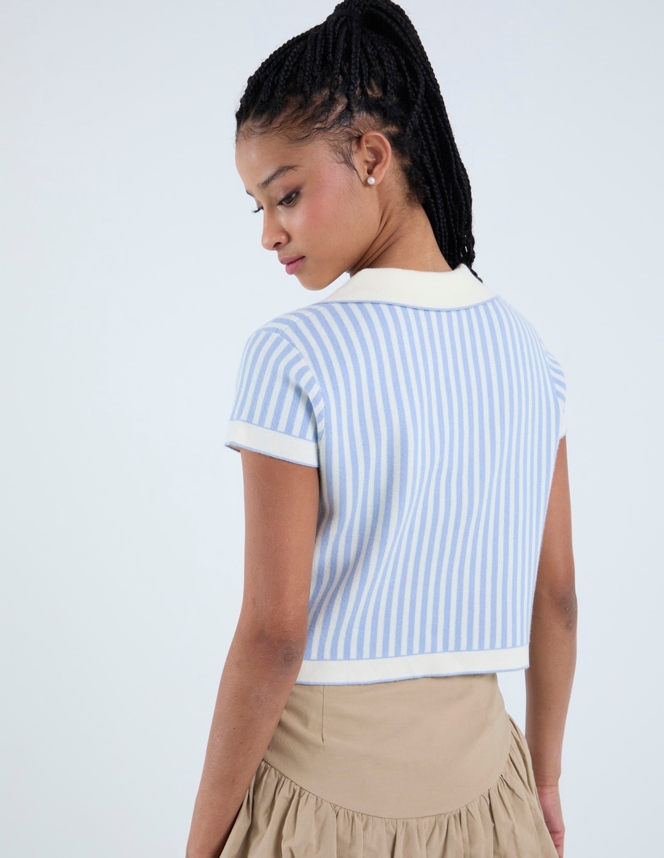 Blusa manga corta para mujer 6