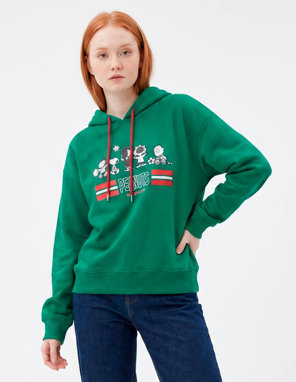 Sudadera con capucha peanuts para mujer Sudadera con capucha peanuts para mujer