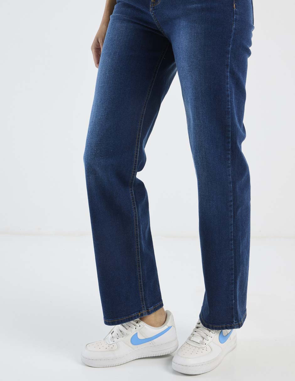 Jeans straight para mujer 5