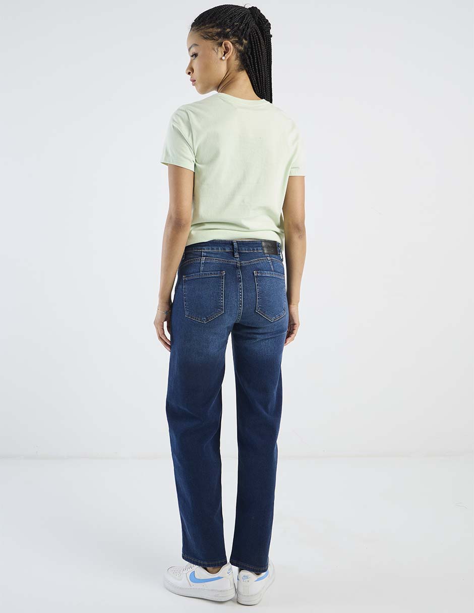 Jeans straight para mujer 6