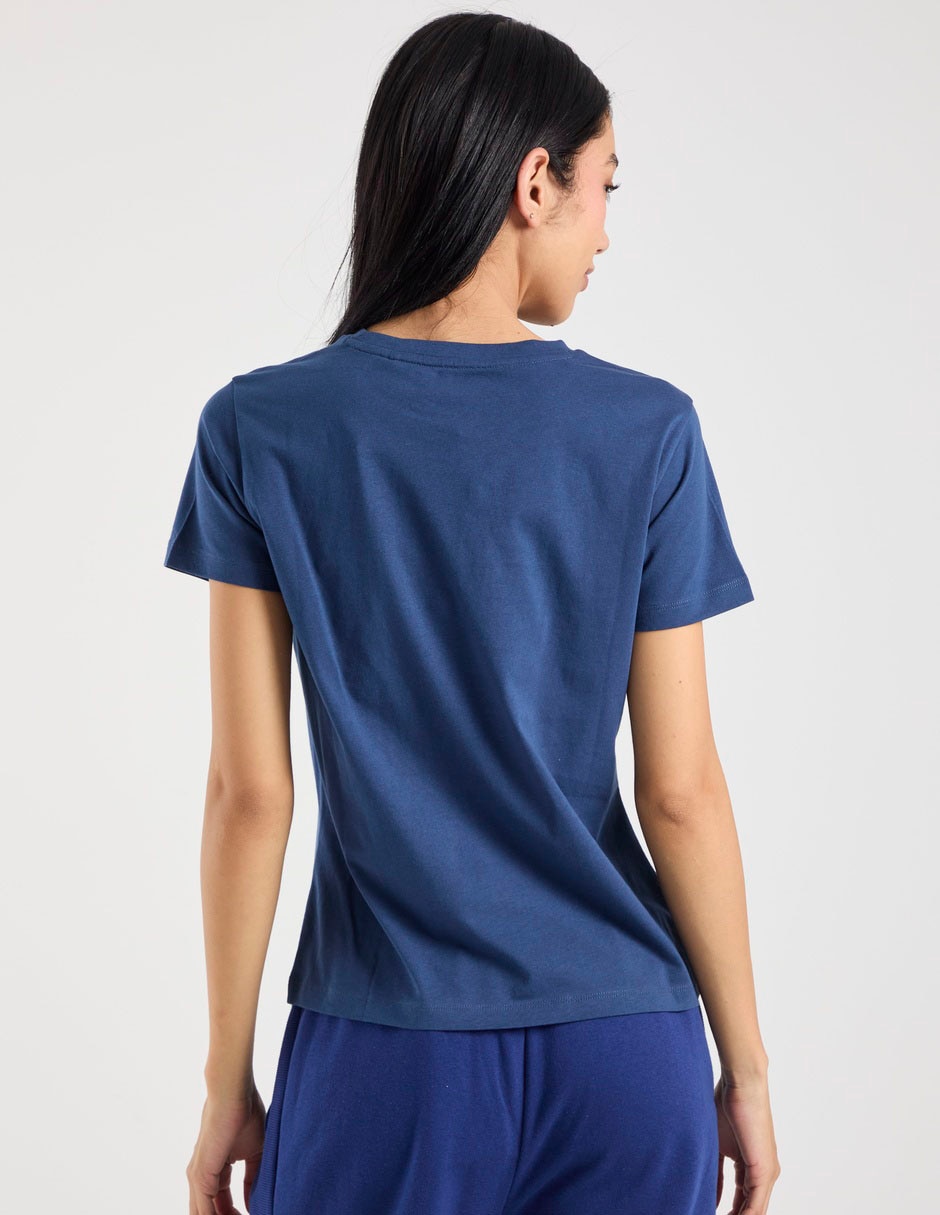 Playera manga corta cuello redondo para mujer 3
