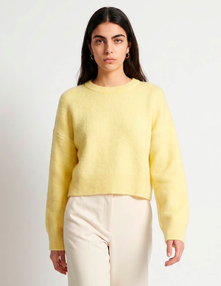 Suéter cuello redondo para mujer Suéter cuello redondo para mujer