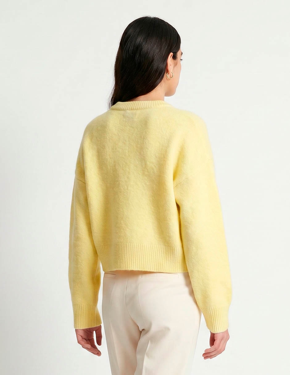 Suéter cuello redondo para mujer 3