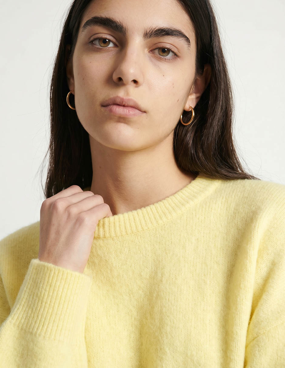 Suéter cuello redondo para mujer 2