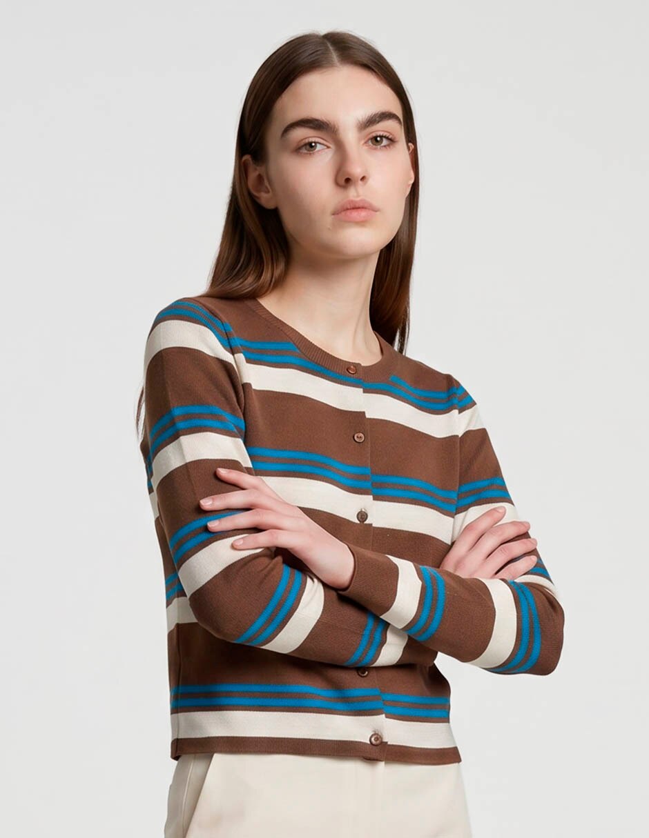 Suéter cuello redondo para mujer Suéter cuello redondo para mujer