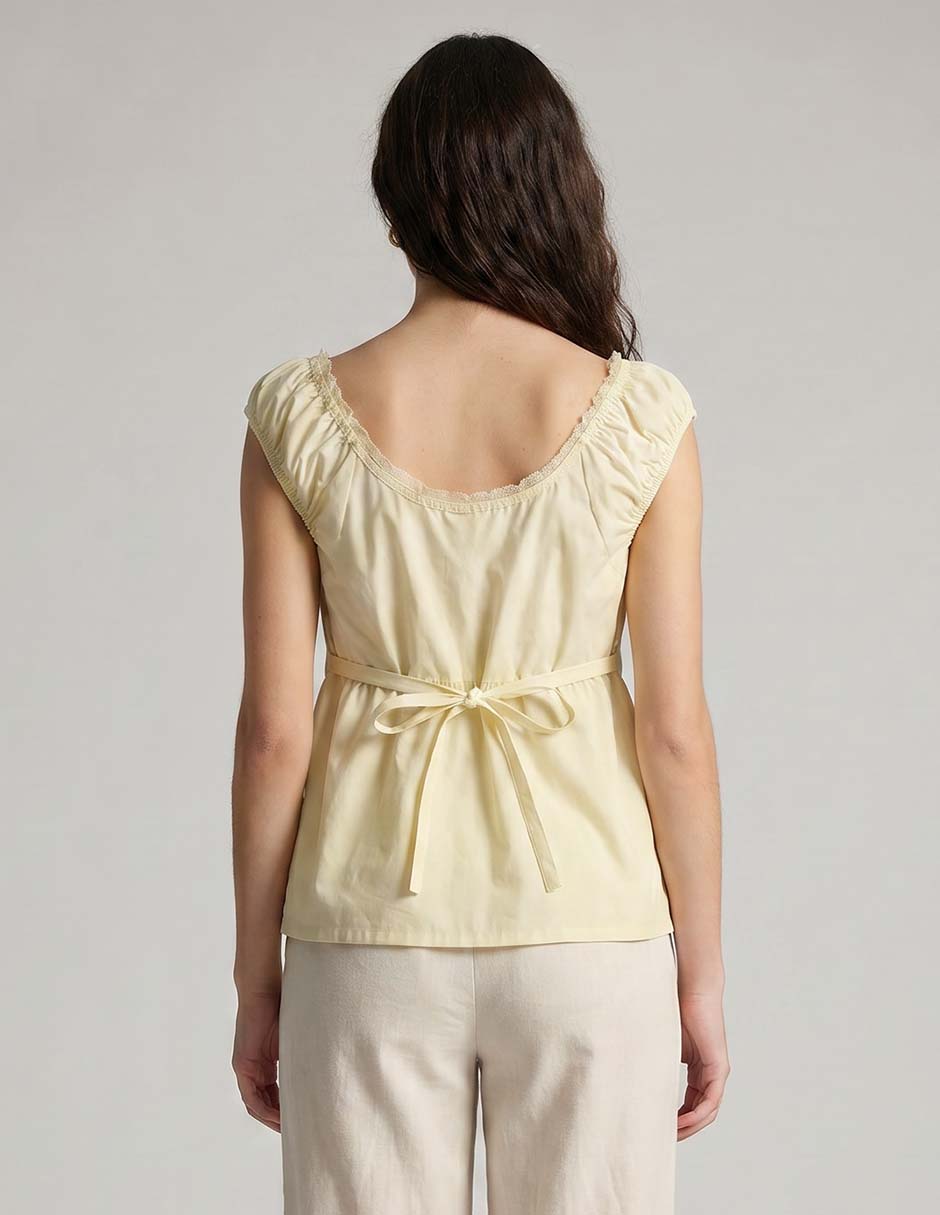 Blusa manga corta para mujer 3