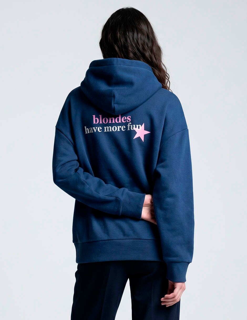Sudadera con capucha y bolsa para mujer 3