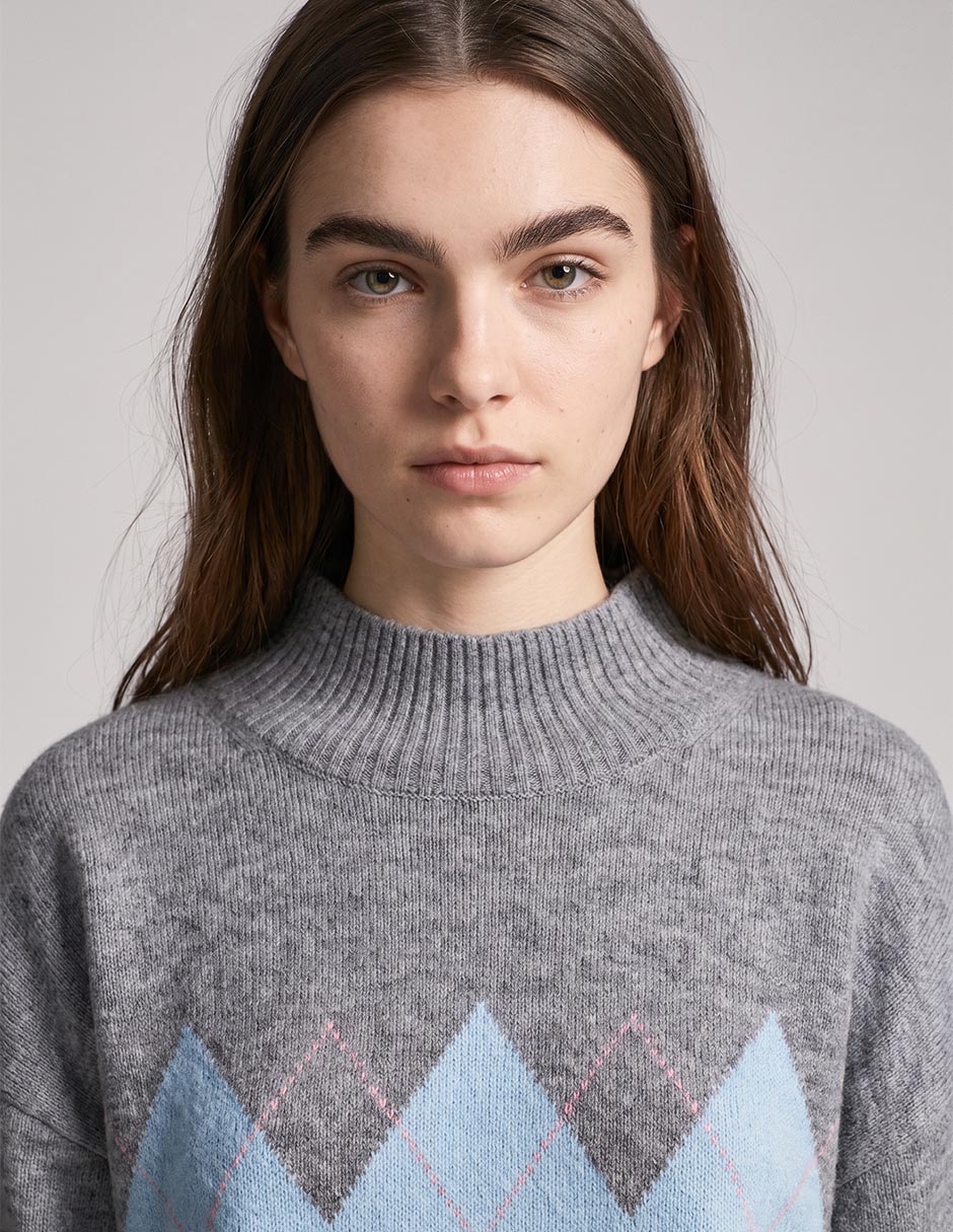 Suéter cuello tortuga para mujer 2