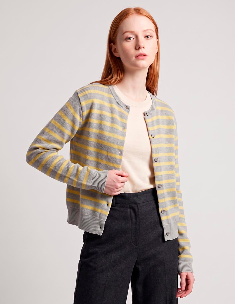 Suéter cuello redondo para mujer
