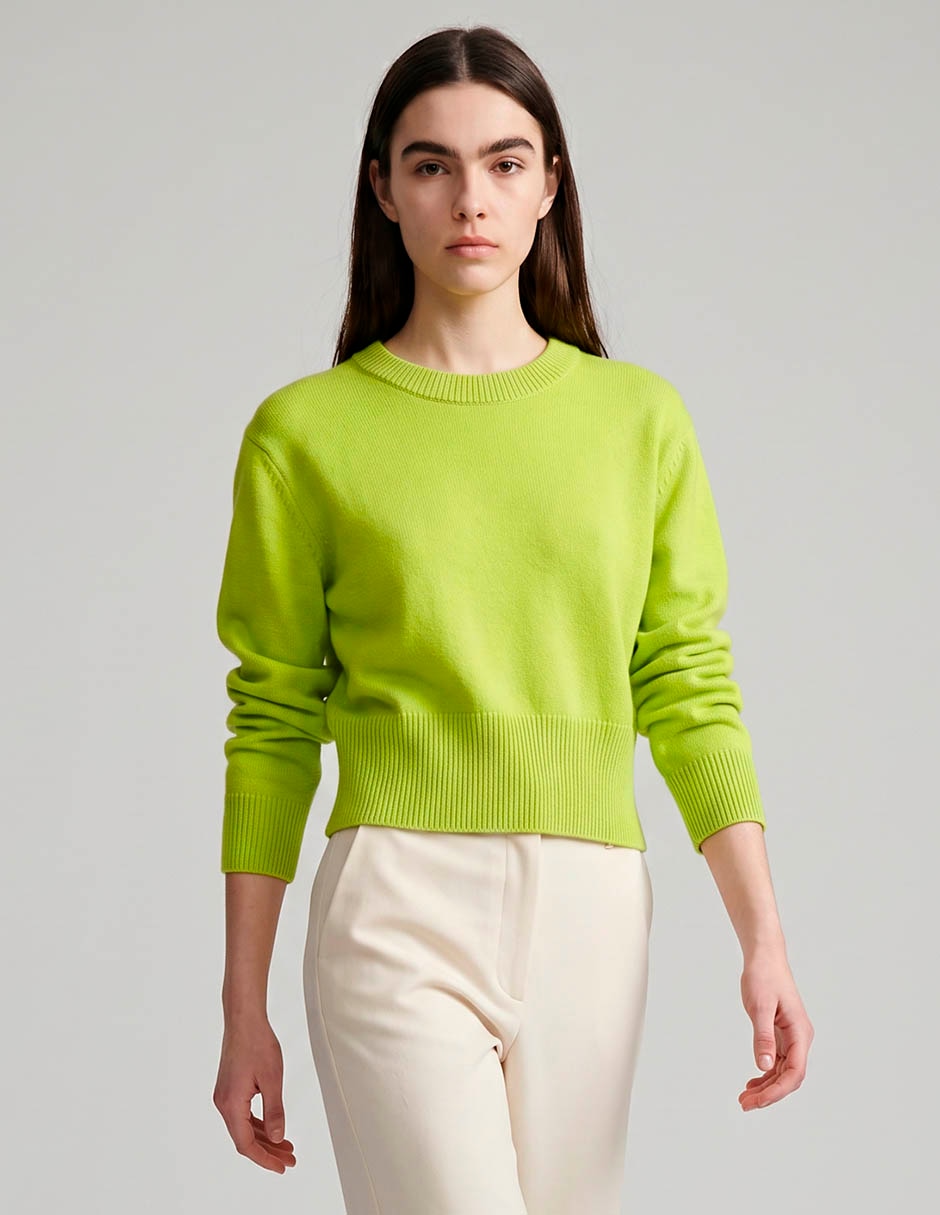 Suéter cuello redondo para mujer Suéter cuello redondo para mujer