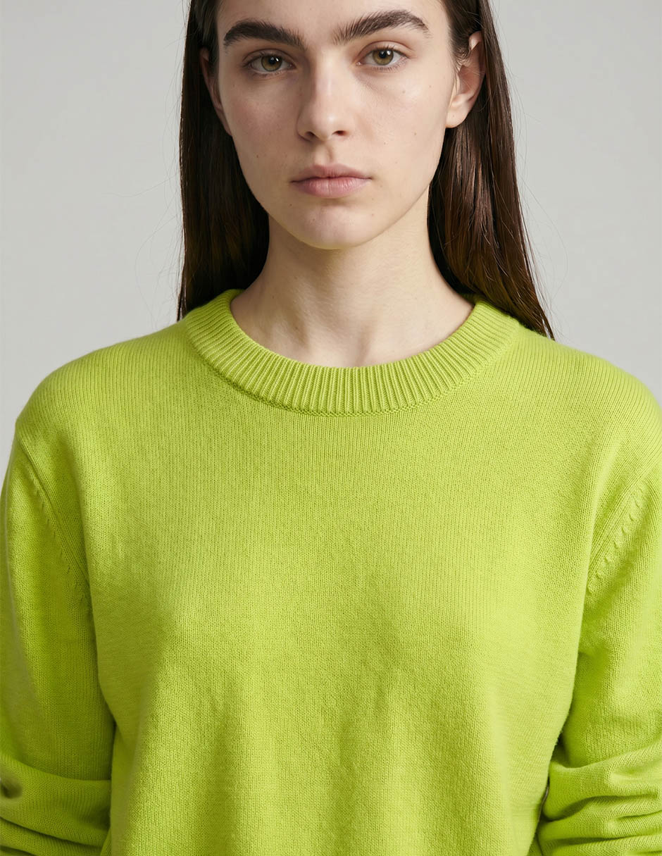 Suéter cuello redondo para mujer 2